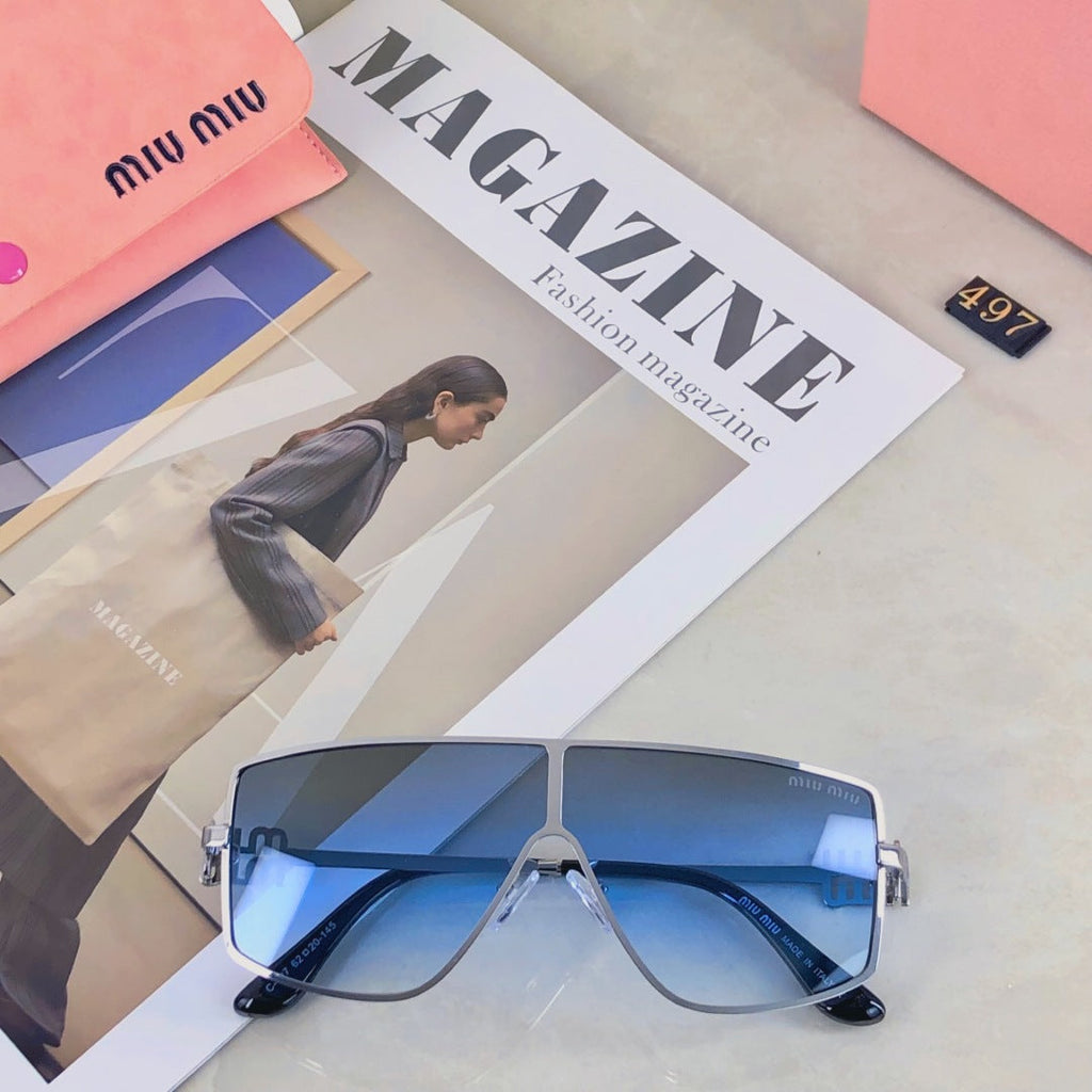 MIU MIU RUNWAY SUNGLASSES 501786 IN METAL