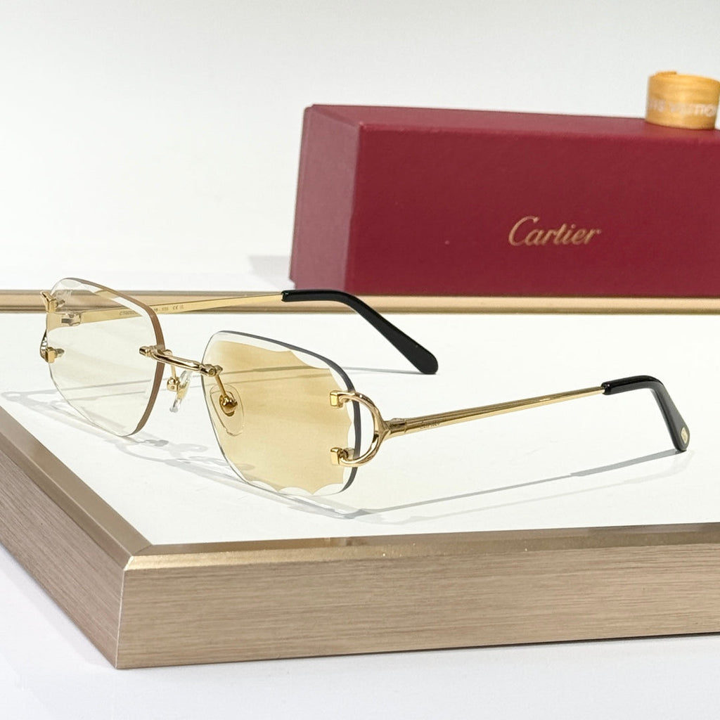 CARTIER PHOTOCHROMIC LENSES SQUARE FRAME SUNGLASSES CT0093O IN METAL
