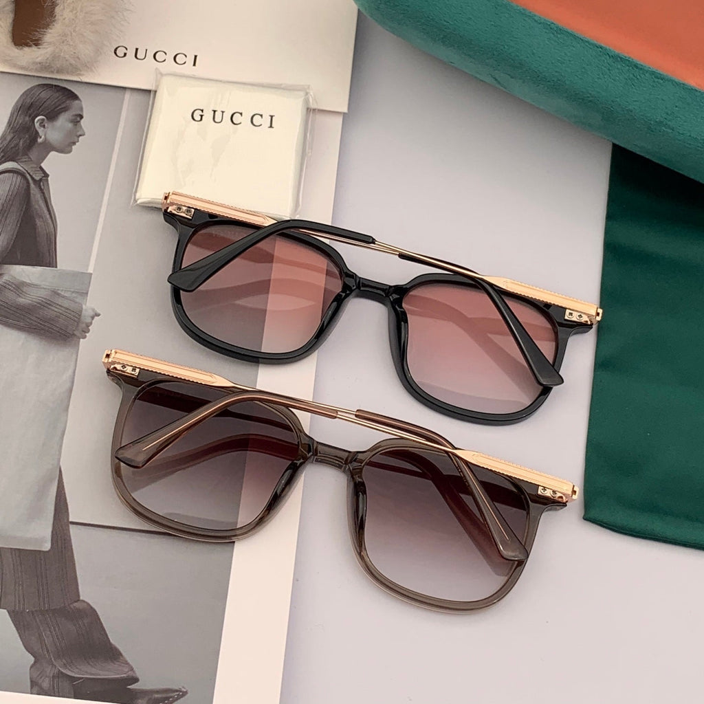 GUCCI SQUARE FRAME SUNGLASSES G55501 IN ACETATE