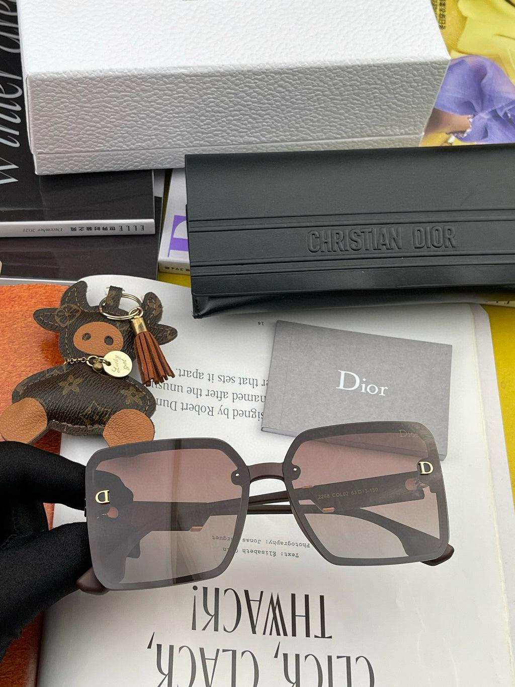 DIOR MONTAIGNE SUNGLASSES CD2682 IN ACETATE