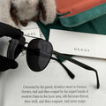 GUCCI AVIATOR FRAME SUNGLASSES G8204 IN METAL