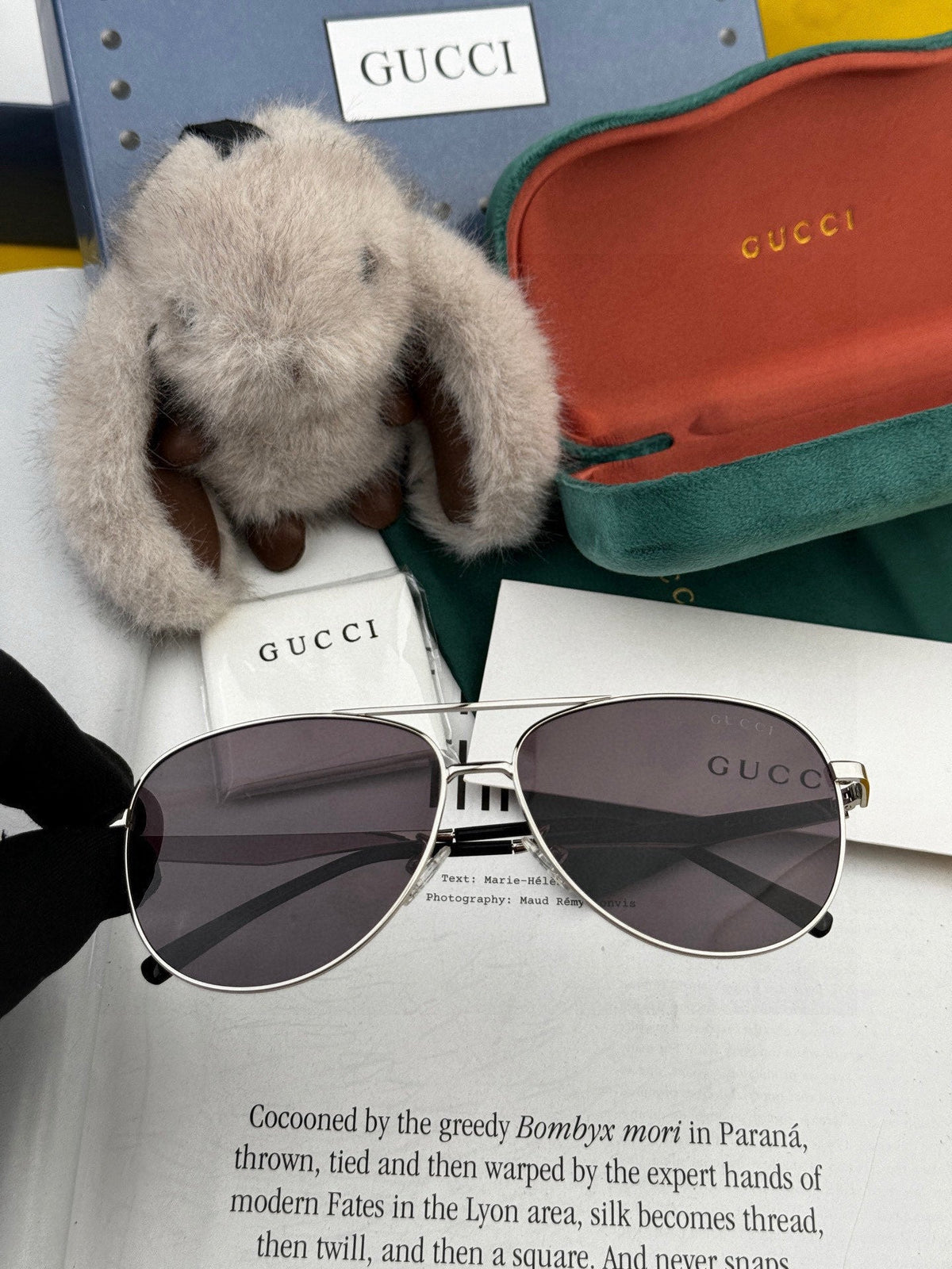 GUCCI AVIATOR FRAME SUNGLASSES G9203 IN METAL