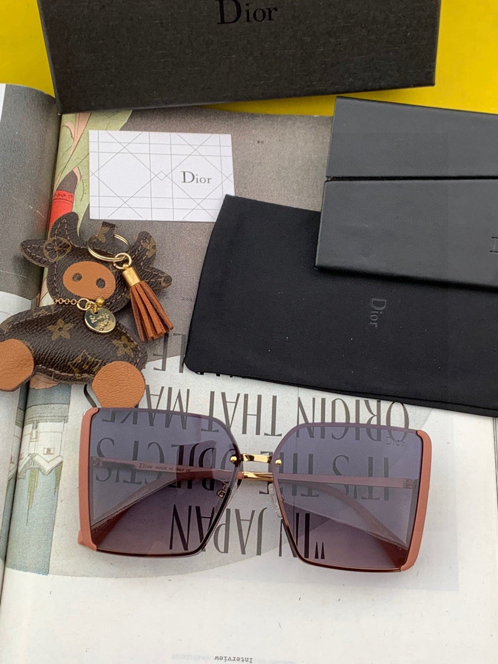 DIOR MONTAIGNE SUNGLASSES 578161 IN METAL