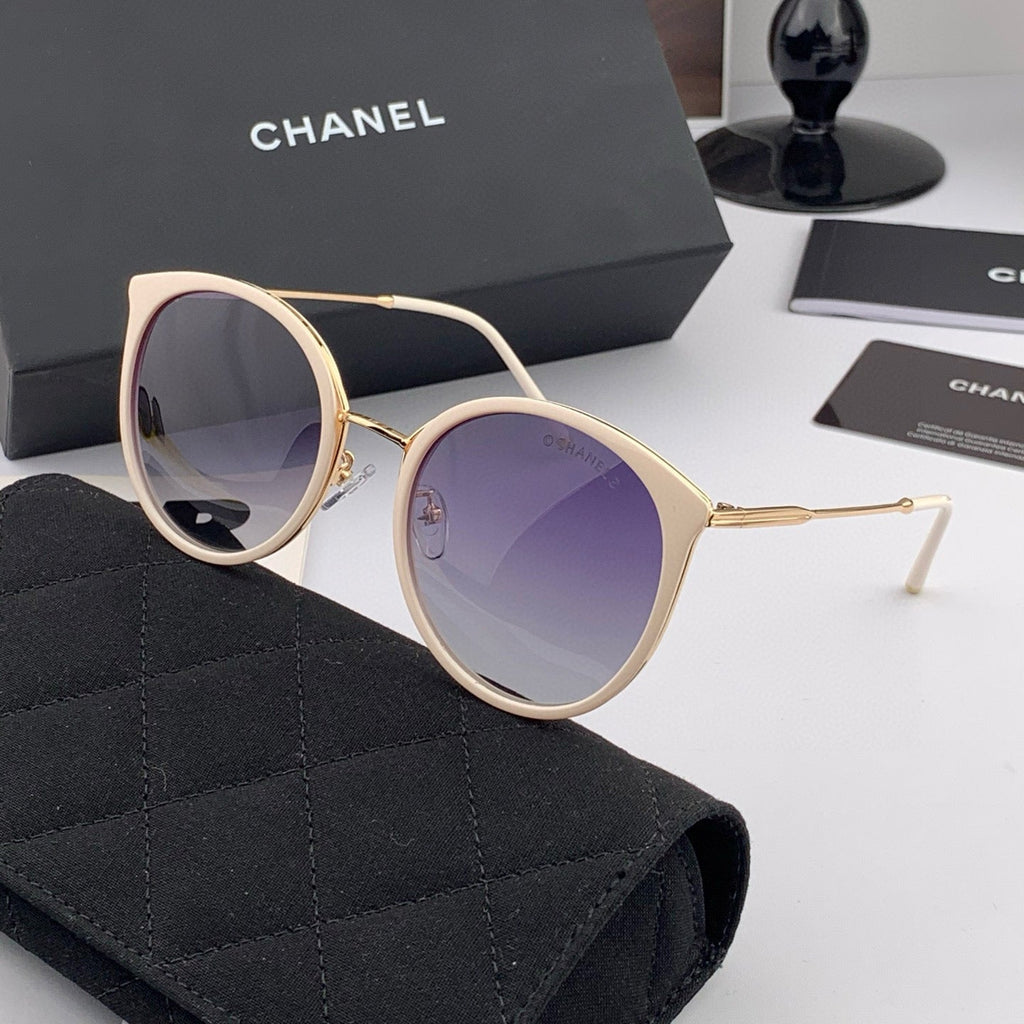 CHANEL CAT EYE SUNGLASSES CH7827 IN ACETATE FRAME METAL