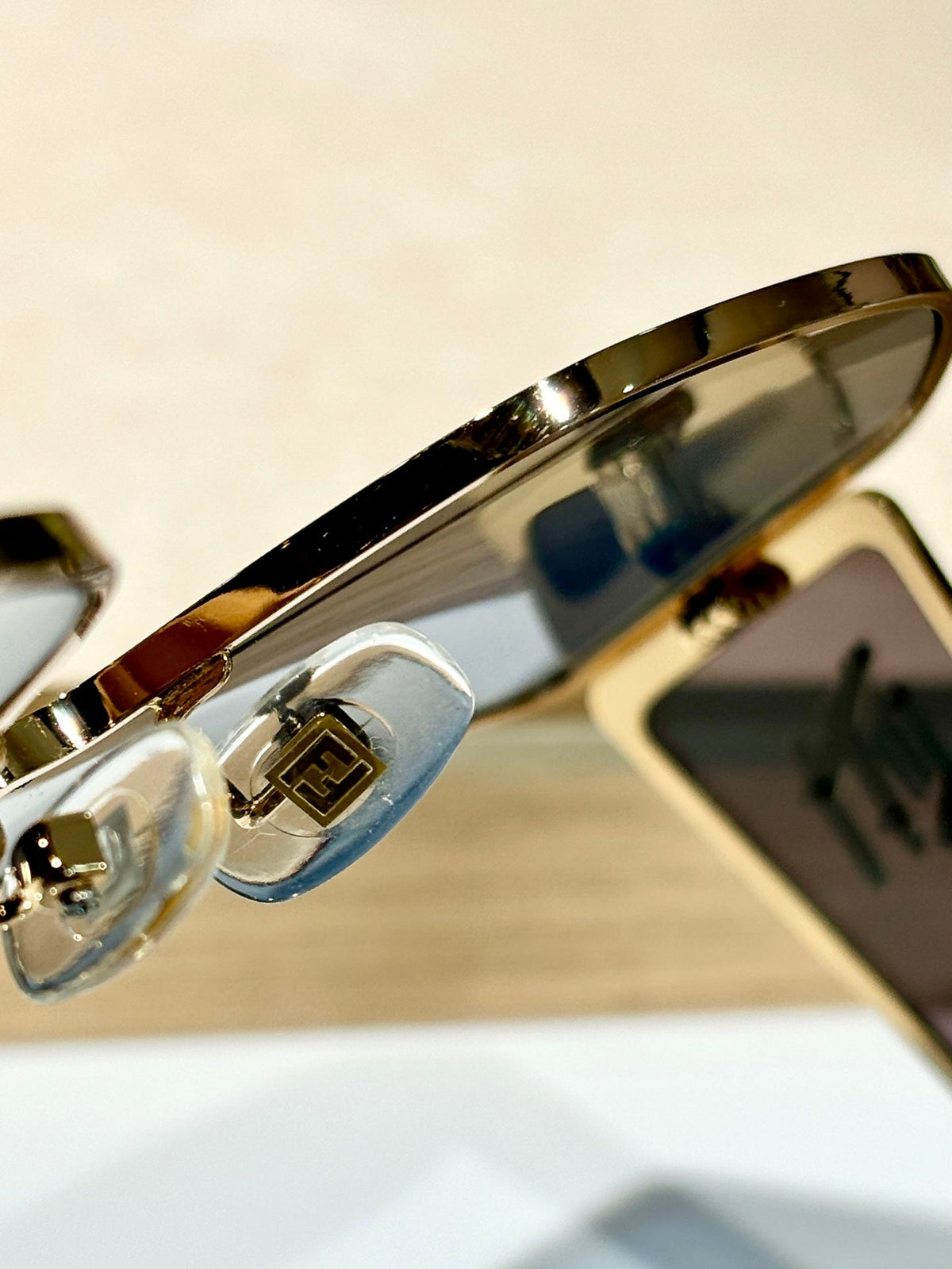 FENDI DISCO SQUARED SUNGLASSES FF M0093 IN METAL