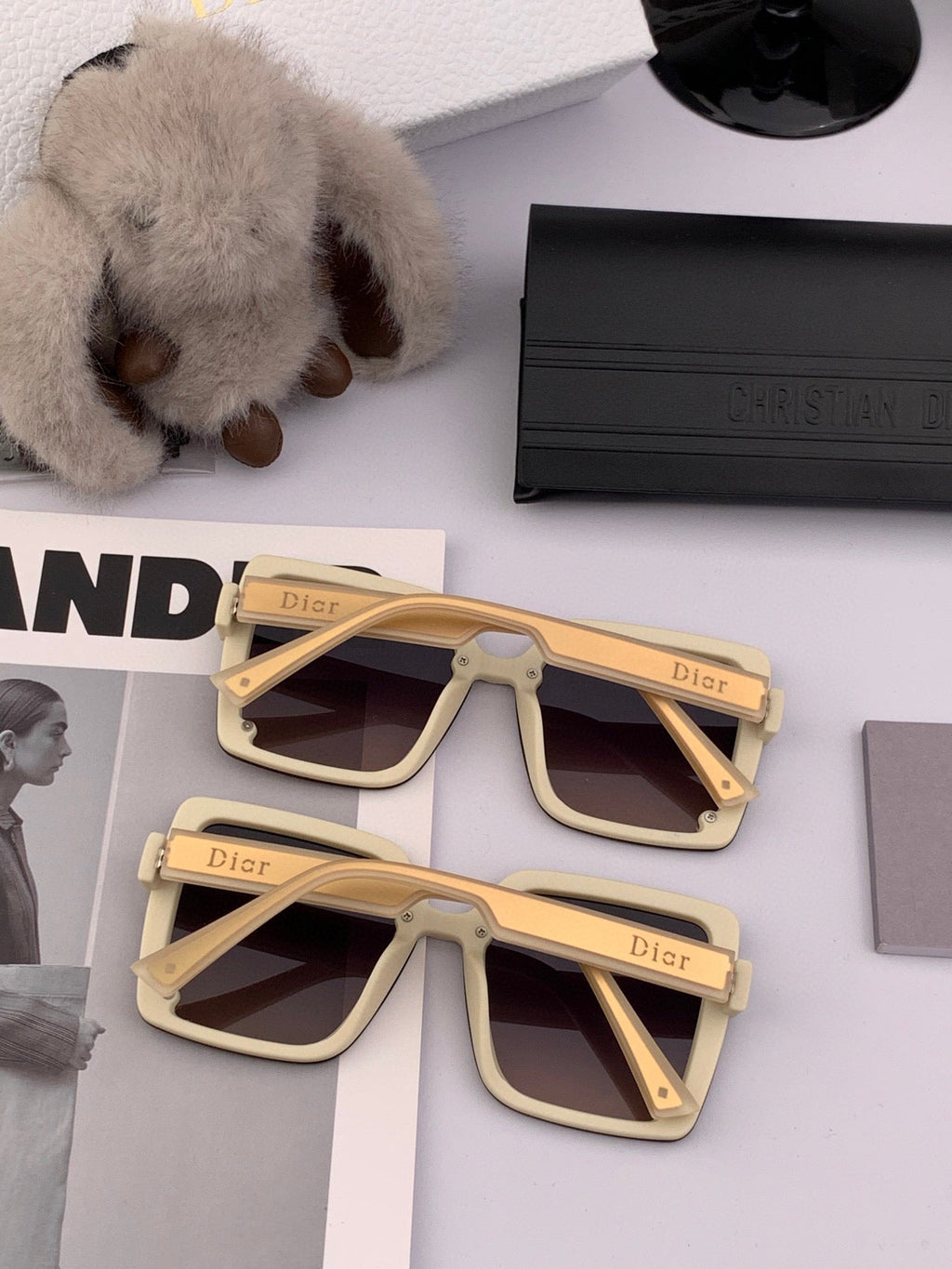 DIOR MONTAIGNE SUNGLASSES D7191 IN ACETATE